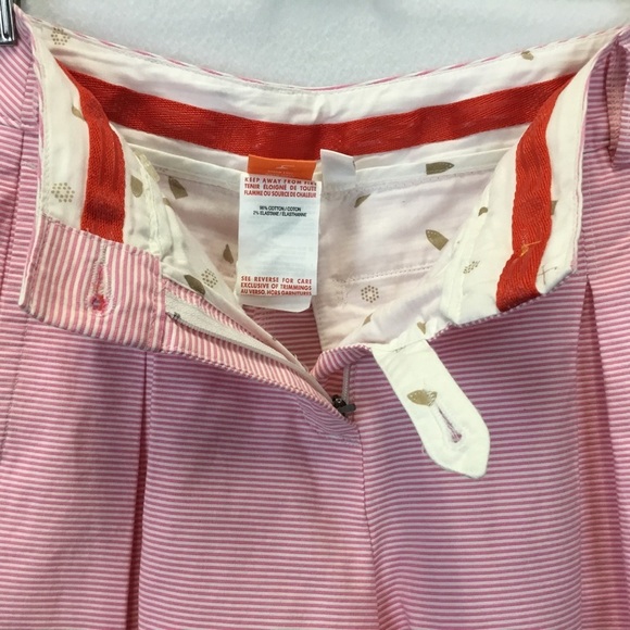 Puma Golf Pleated Striped Shorts - Picture 4 of 10